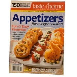 Taste Of Home Special Edition Magazine Appetizers 150 Recipes 2013 Magazine